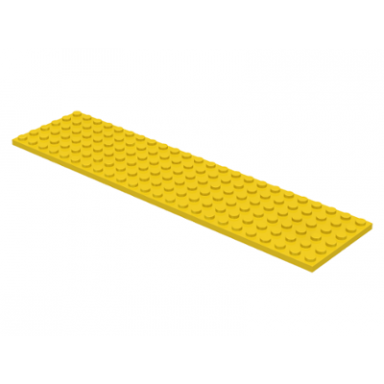 yellow plate 6 x 24