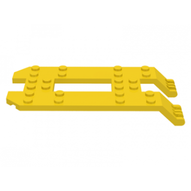 yellow vehicle trailer base 6 x 12 x 1 1 3