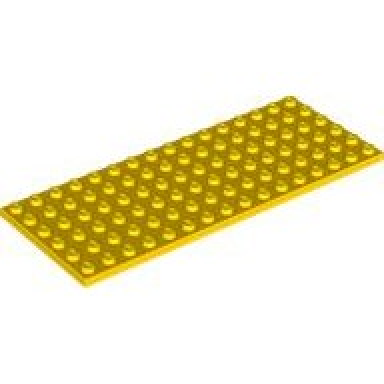 yellow plate 6 x 16