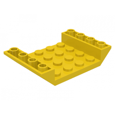 yellow slope inverted 45 6 x 4 double with 4 x 4 cutout