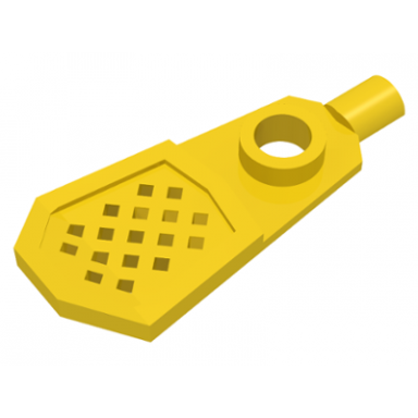 yellow minifigure footgear snowshoe - long front end