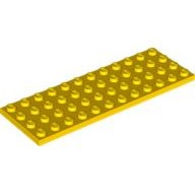 yellow plate 4 x 12