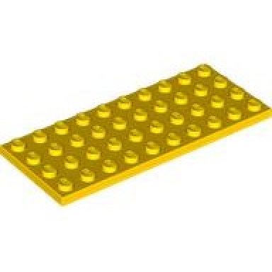 yellow plate 4 x 10