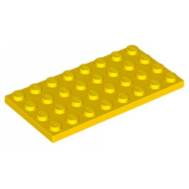 yellow plate 4 x 8