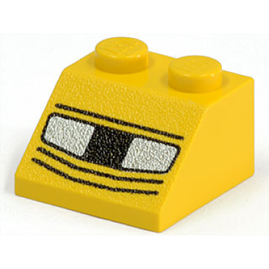 yellow slope 45 2 x 2 with headlights pattern