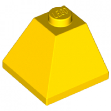 yellow slope 45 2 x 2 double convex corner