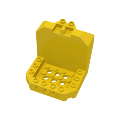 yellow cockpit 6 x 6 x 5 with hinge