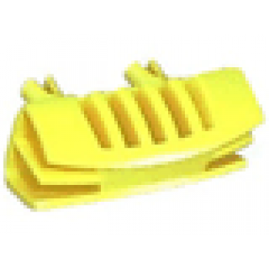 yellow vehicle grille 1 x 4 with 2 pins