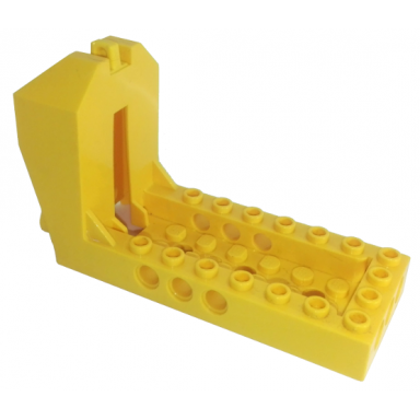 yellow cockpit 10 x 4 x 5 with technic holes