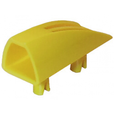 yellow vehicle fairing 1 x 4 side flaring intake with 2 pins