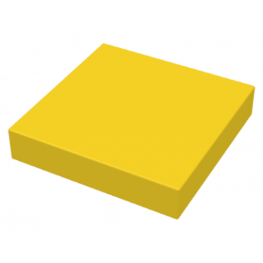 yellow tile 2 x 2 without groove