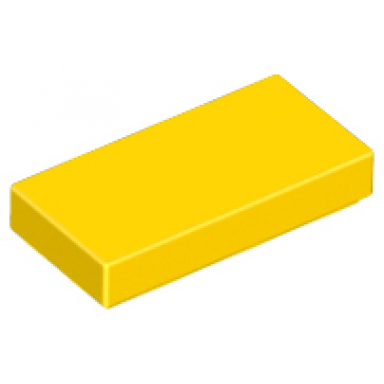 yellow tile 1 x 2