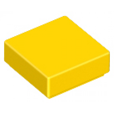 yellow tile 1 x 1