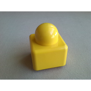 yellow primo brick 1 x 1