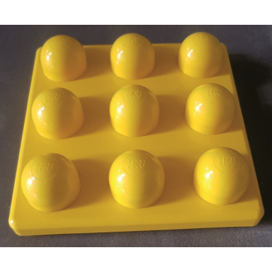 yellow primo plate 3 x 3