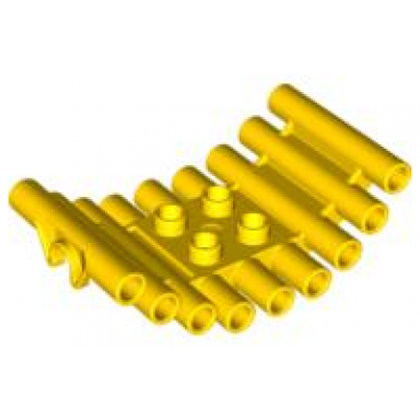 yellow duplo bridge log