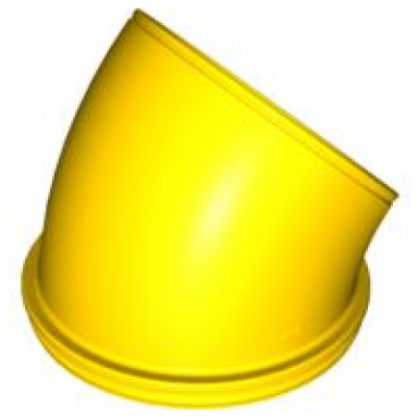 yellow duplo ball tube 45 degrees