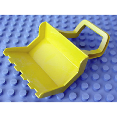 yellow duplo front loader bucket