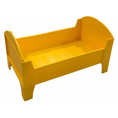 yellow duplo doll furniture bed large