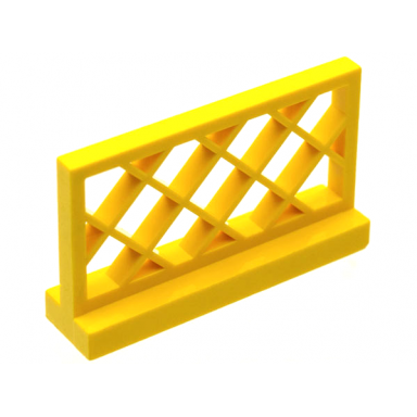 yellow fence 1 x 4 x 2 lattice