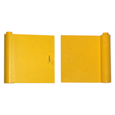 yellow door 1 x 5 x 4 left with thin handle