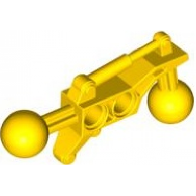 yellow technic ball joint 2 x 7 with 2 ball joint