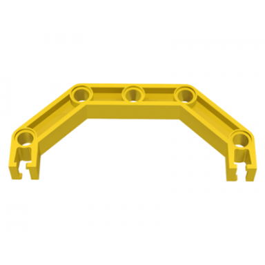 yellow znap beam 9 5 holes 4 bends half-octagon