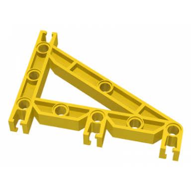 yellow znap beam 9 8 holes triangular