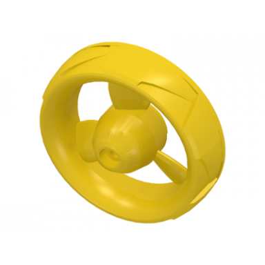 yellow wheel 68mm znap propeller