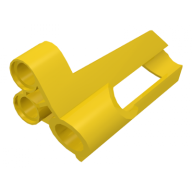 yellow technic panel fairing 6 small short large hole side b