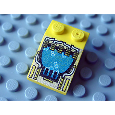 yellow slope 33 3 x 2 with divers bubbles pattern