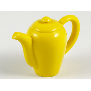 yellow minifigure utensil teapot belville scala