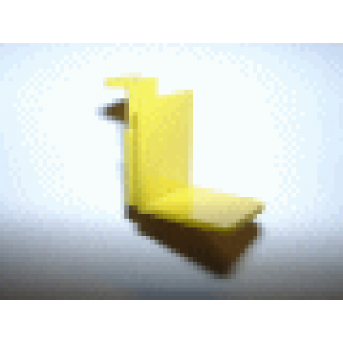 yellow vehicle forklift 2 x 2 fork