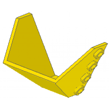 yellow vehicle tipper end sloped