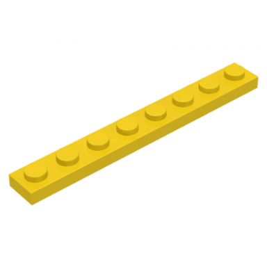 yellow plate 1 x 8