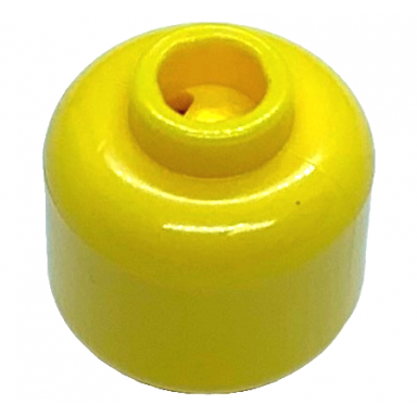 yellow minifigure head plain
