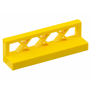 yellow fence 1 x 4 x 1 lattice