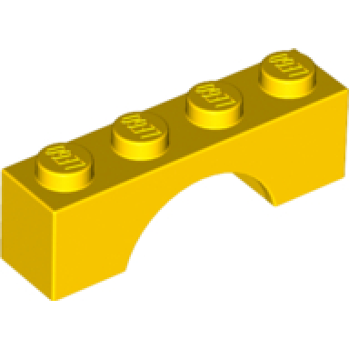 yellow arch 1 x 4