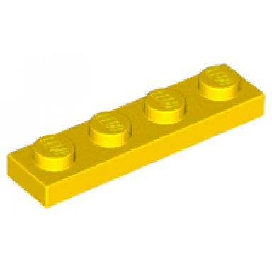 yellow plate 1 x 4