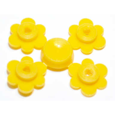 yellow plant flower small 4 on sprue