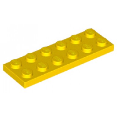 yellow plate 2 x 6