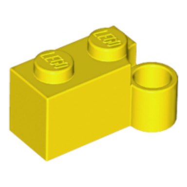 yellow hinge brick 1 x 4 swivel base