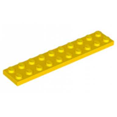 yellow plate 2 x 10