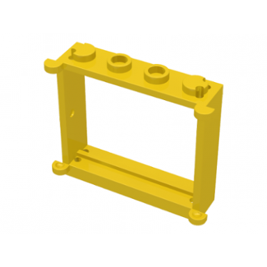 yellow window 1 x 4 x 3