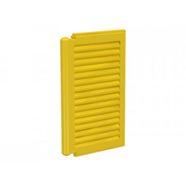 yellow shutter for window 1 x 2 x 3
