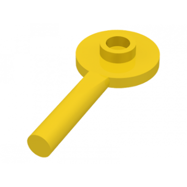 yellow minifigure utensil signal paddle