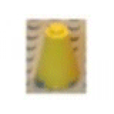 yellow cone 2 x 2 x 2 - solid stud
