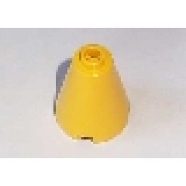 yellow cone 2 x 2 x 2 - blocked open stud