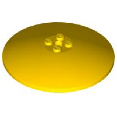 yellow dish 8 x 8 inverted radar - solid studs