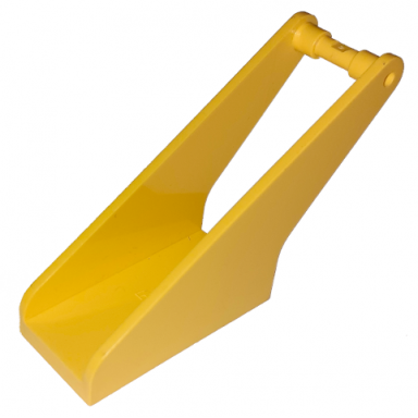 yellow hook fabuland tow - arm 2 x 4 base